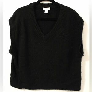H&M oversized sweater vest XS